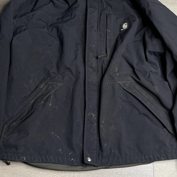 SOLD Carhartt Rain Jacket Mens XL - Picture 4 of 4